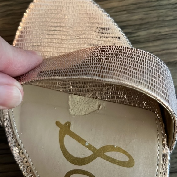 Sam Edelman BlushGold Metallic Ankle Strap Block Heels
Homecoming | Wedding - Picture 8 of 10